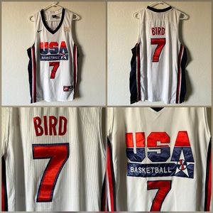 Larry Bird #7, Team USA Basketball Jersey